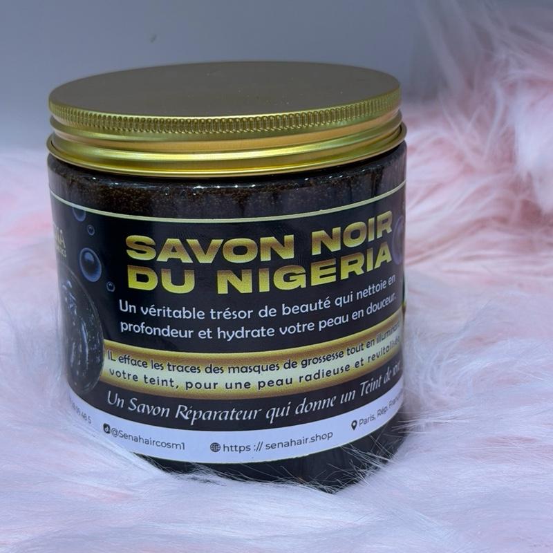 Savon noir du Nigéria éclaircissant