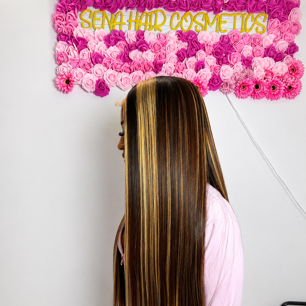 Perruque Longue Highlight – Straight