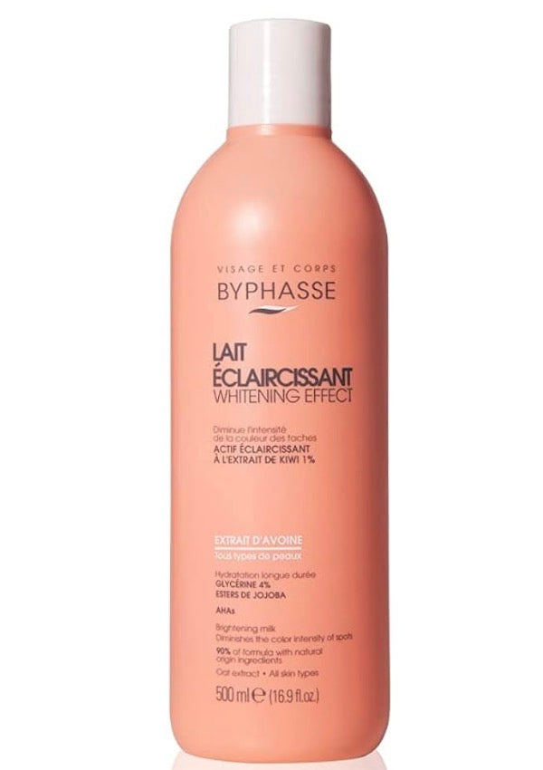 Lait Éclaircissant Byphasse – Visage & Corps 500 ml