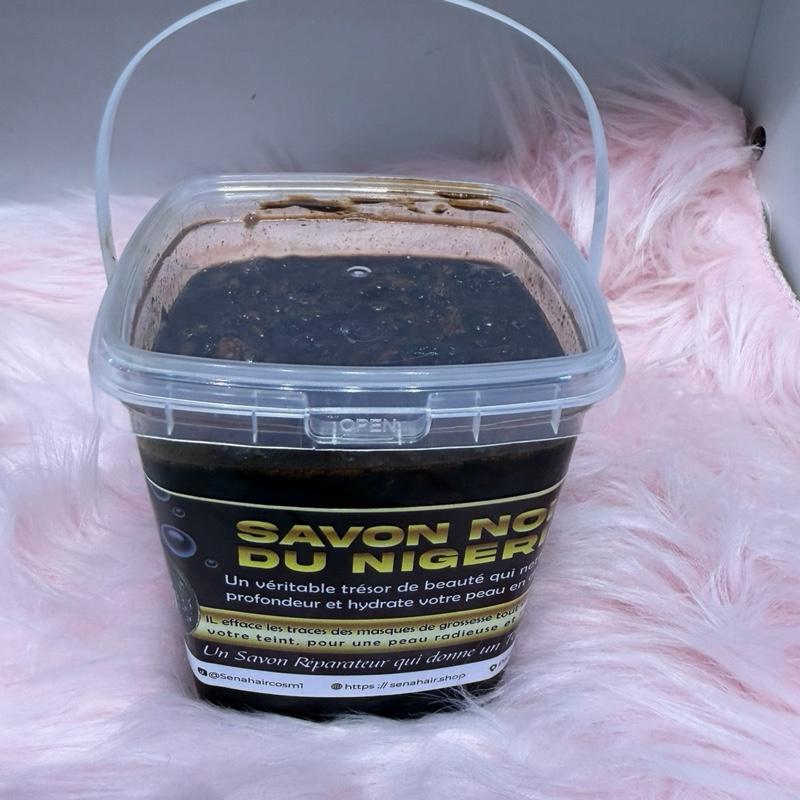 Savon Noir du Nigeria Éclaircissant – Grand Pot