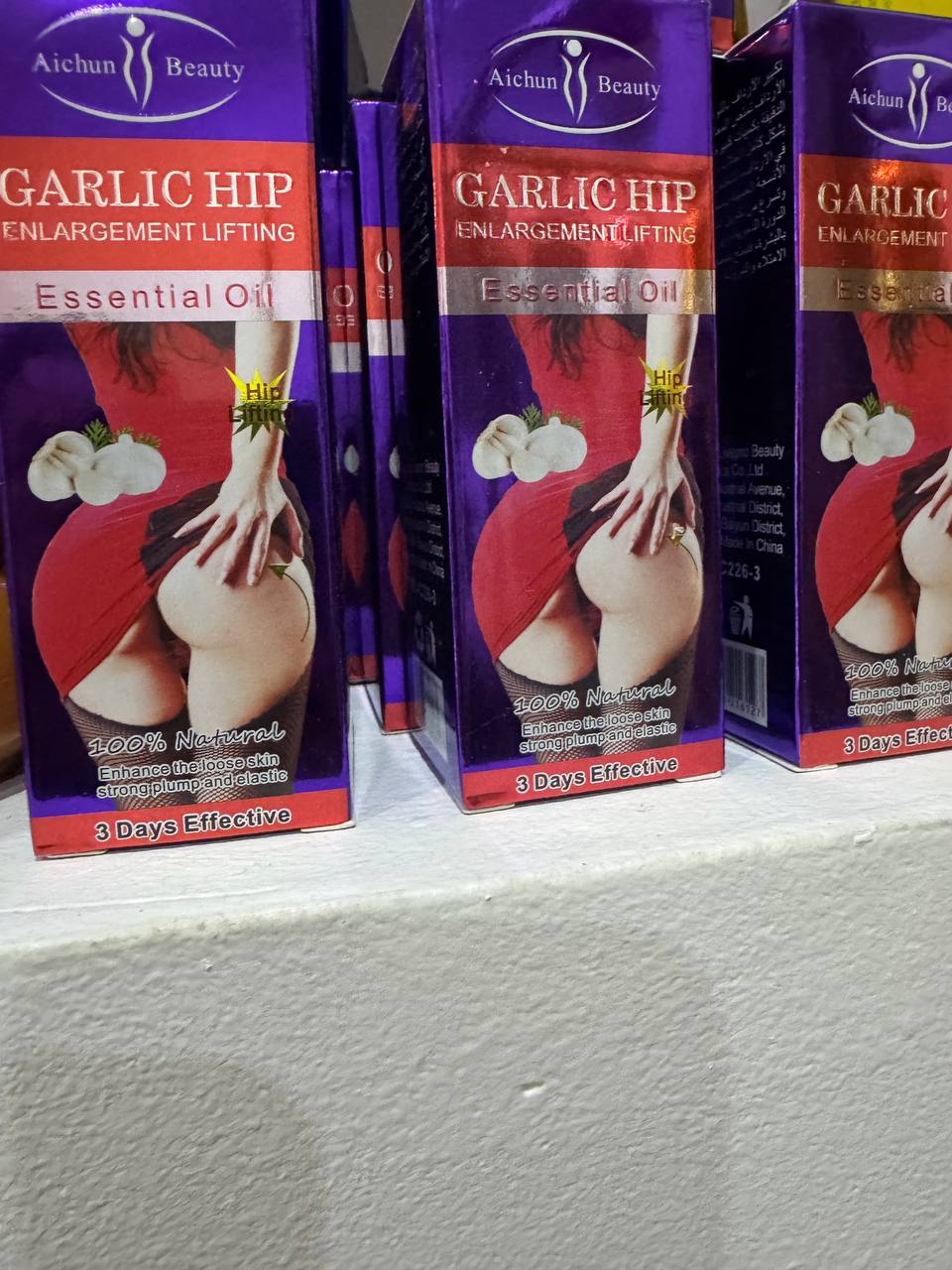 Huile de Massage Aichun Beauty – Garlic Hip