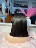 Perruque Bob Straight 12” – Virgin Hair – Lace 13x4