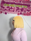 Perruque Bob Blonde – Coupe Droite